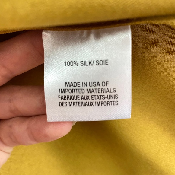 CUSHNIE Silk Gold Drape Dress - Sz 10 but worn as gown for Sz 4!! - Picture 8 of 8